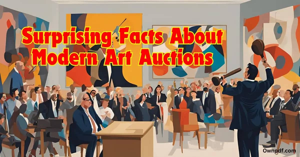 Surprising Facts About Modern Art Auctions